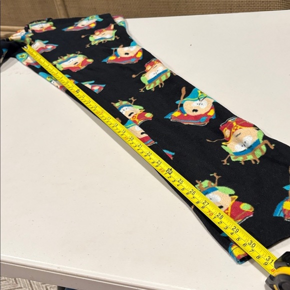 Southpark Men's Pajama Pants. Flannel. Black.  Size XL - Picture 10 of 11